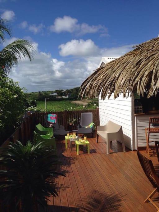 Charmant Bungalow Un P'Tit Coin De Paradis แซงต์-ฟรองซัวส์ ภายนอก รูปภาพ