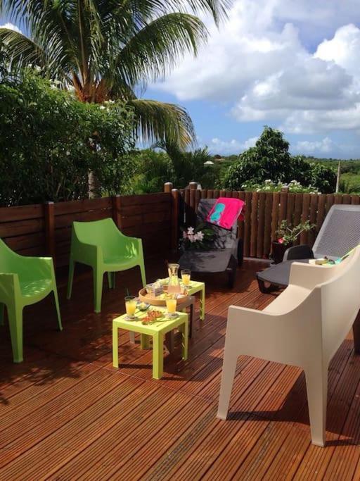 Charmant Bungalow Un P'Tit Coin De Paradis แซงต์-ฟรองซัวส์ ภายนอก รูปภาพ